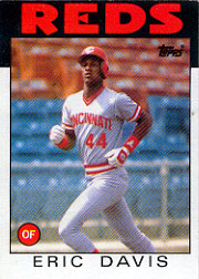 1986 Topps Baseball Cards      028      Eric Davis